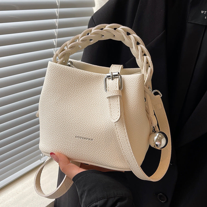 One-shoulder Design Bucket Bag