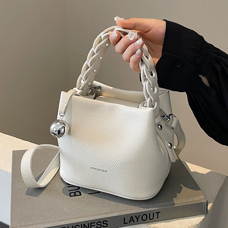 One-shoulder Design Bucket Bag