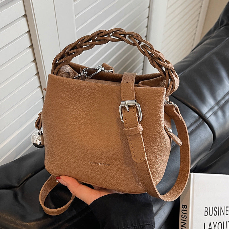 One-shoulder Design Bucket Bag
